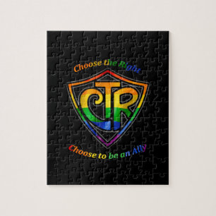 Rainbow CTR - LDS LGBT Ally Jigsaw Puzzle