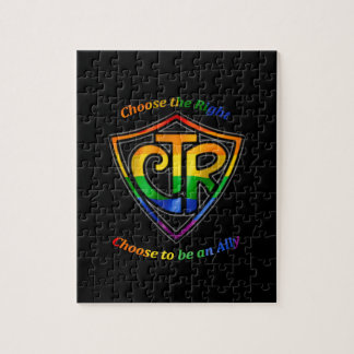 Rainbow CTR - LDS LGBT Ally Jigsaw Puzzle