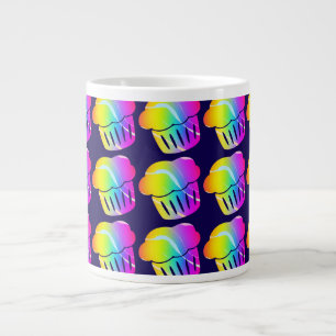 Rainbow Cupcakes Large Coffee Mug