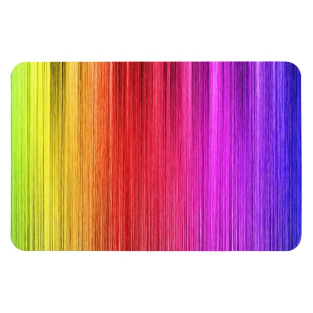 Rainbow Curtain Design Magnet (Horizontal)