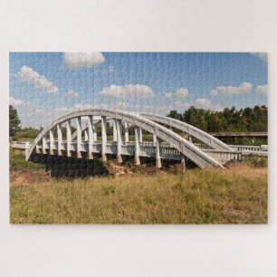 Rainbow Curve Bridge just outside Baxter Springs Jigsaw Puzzle