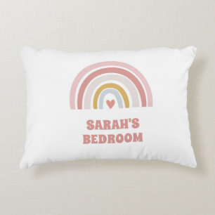 RAINBOW CUSHION TO CUSTOMISE OR PERSONISE TEXT