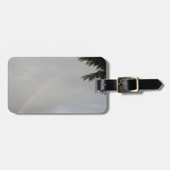 Rainbow Custom Luggage Tag (Front Horizontal)