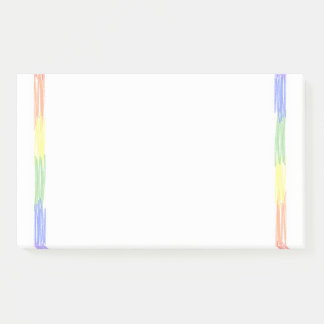 Rainbow custom name notepad