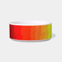 rainbow customisable rabbit feeding bowl