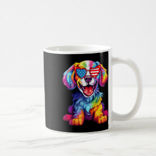 Rainbow Cute Dog Love Funny Colourful Puppy Happy  Coffee Mug