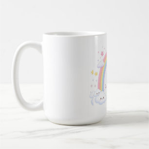 Rainbow Cute Kids Sticker 🌈 Coffee Mug