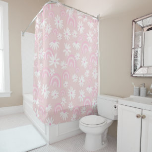 Rainbow Daisy Dream #1 #dreamy #wall #art Shower Curtain