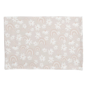 Rainbow Daisy Dream #3 #dreamy #wall #art Pillowcase