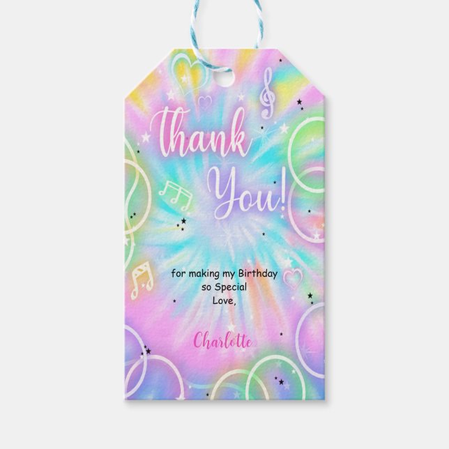 Rainbow Dance Gift Tags (Front)
