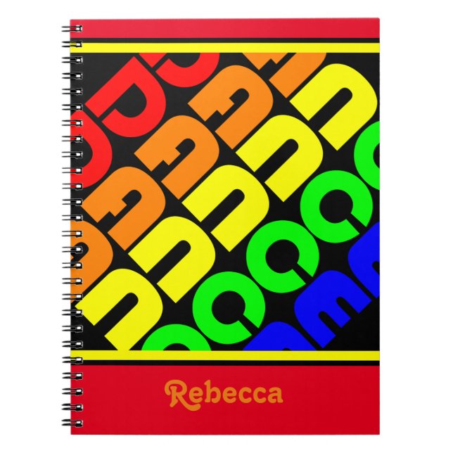 Rainbow Dance Notebook (Front)