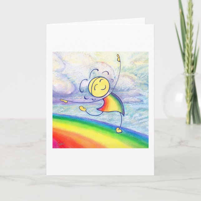 Rainbow Dancin' Card (Front)