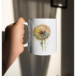 Rainbow Dandelion Coffee Mug