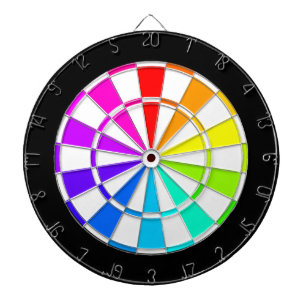 rainbow dartboard
