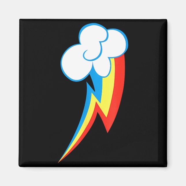 Rainbow Dash Cuties Mark  Magnet (Front)