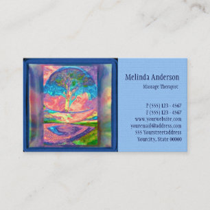 Rainbow Day Tree of Life Business Card