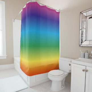 Rainbow Deep Shower Curtain