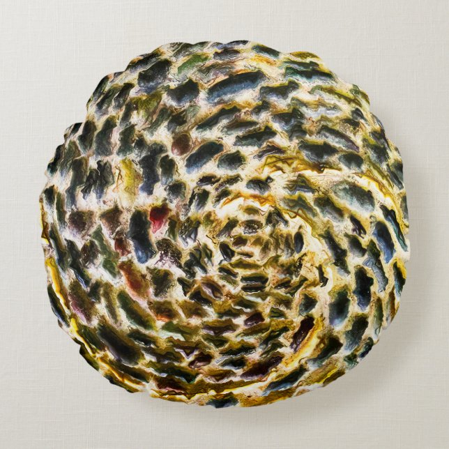 Rainbow Depression Round Cushion (Front)