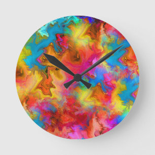 rainbow design Acrylic Wall Clock
