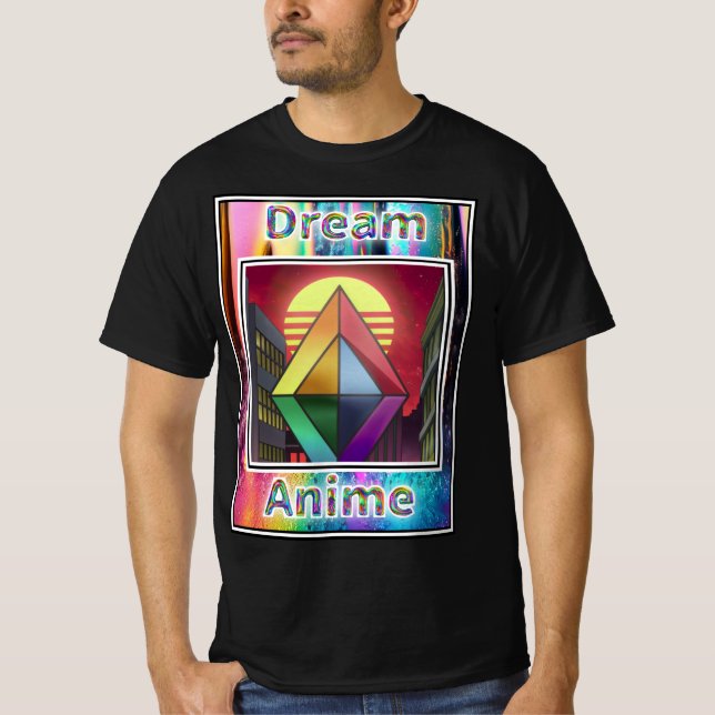 Rainbow Diamond Dream Anime T-Shirt (Front)
