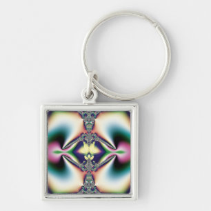 Rainbow Diamond Key Ring