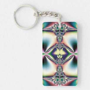 Rainbow Diamond Key Ring
