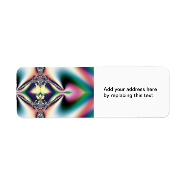 Rainbow Diamond Return Address Label (Front)
