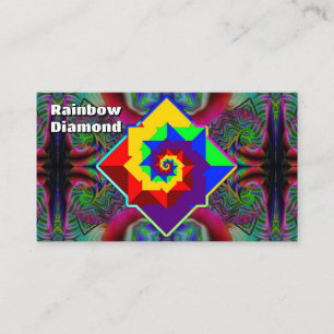 Rainbow Diamond ( you may change the words ) Business Card