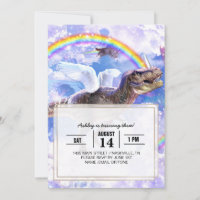 Rainbow dinosaur unicorn dinocorn                 