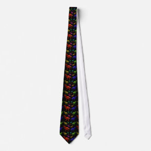 Rainbow dinosaurs Tie