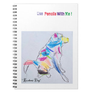 "Rainbow Dog"  Notebook