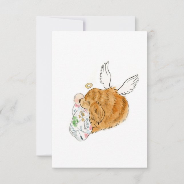 Rainbow Dog Sympathy Card (Front)