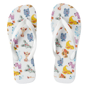 Rainbow dog thongs