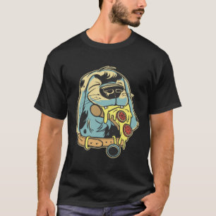Rainbow Dog with Pizza for Men Women Children T-Shirt