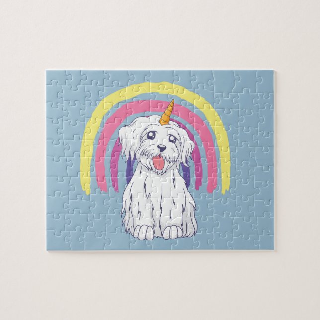 Rainbow Dogicorn Jigsaw Puzzle (Horizontal)