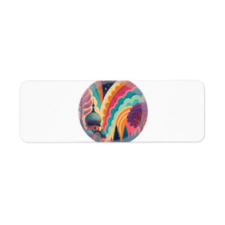 Rainbow Dome Return Address Labels