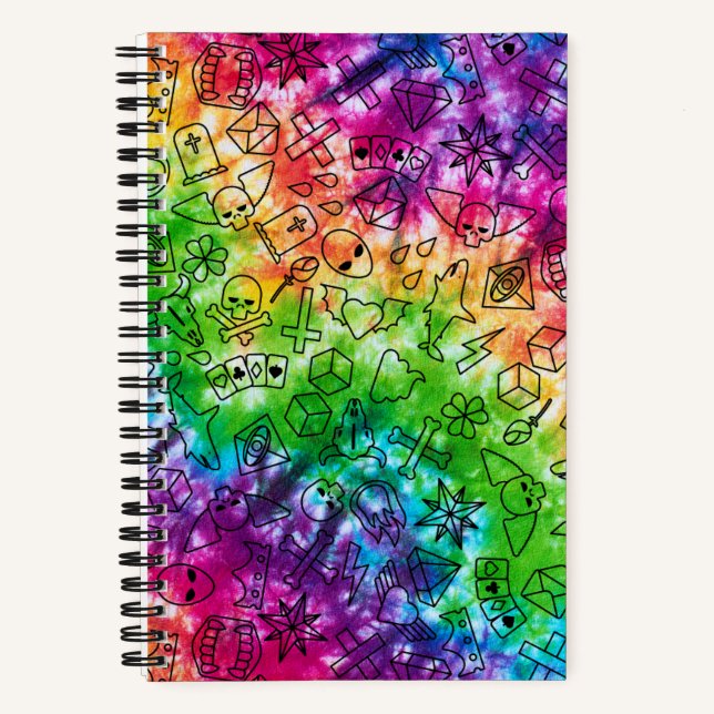 Rainbow Doodle Notebook (Front)