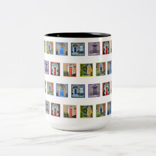 Rainbow Doors of Dublin Mug