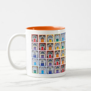 Rainbow Doors of Ireland Coffee Cup