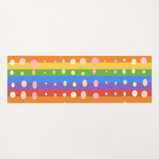 RAINBOW DOT STRIPES YOGA MAT