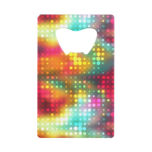 Rainbow Dots Abstract Pattern (Front)