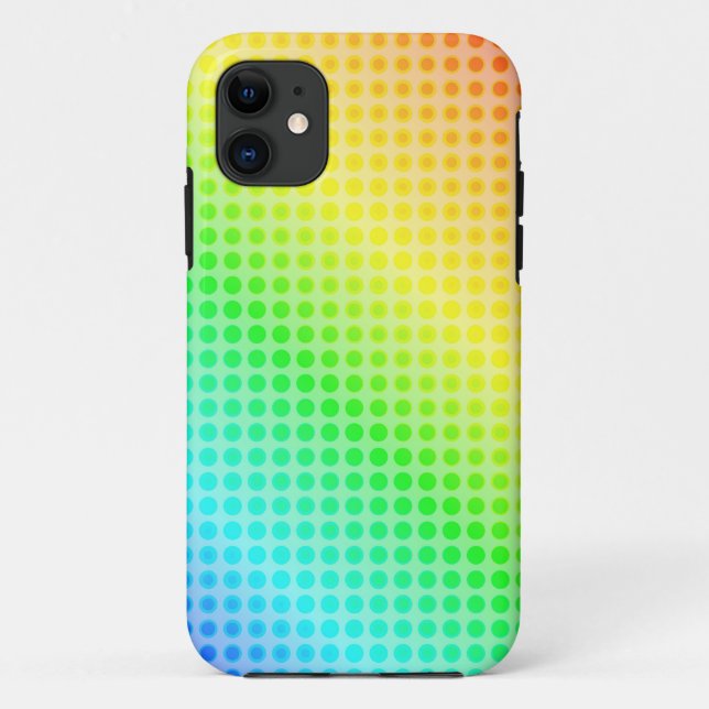 Rainbow Dots Case-Mate iPhone Case (Back)