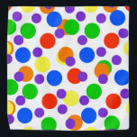 Rainbow Dots Colourful Bandanna For People & Pets<br><div class="desc">Rainbow Dots Colourful Bandanna For People & Pets</div>