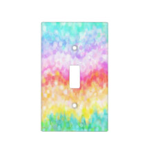 Rainbow Dots Light Switch Cover