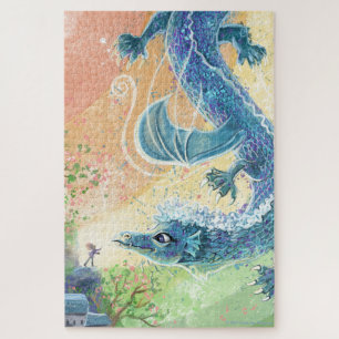 Rainbow Dragon Art Jigsaw Puzzle