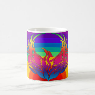 Rainbow Dragon Coffee Mug