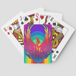 Rainbow Dragon Playing Cards