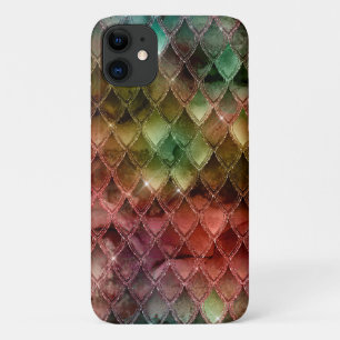 Rainbow Dragon Scales Texture iPhone 11 Case