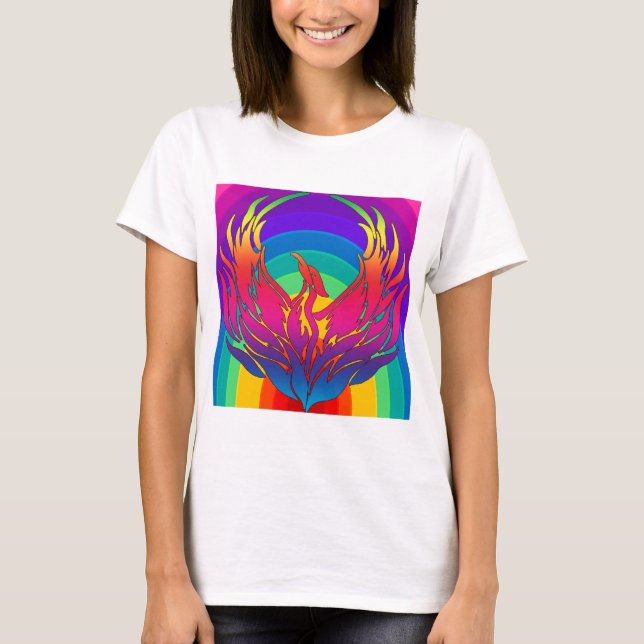 Rainbow Dragon T-Shirt (Front)