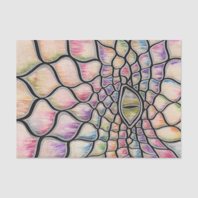 Rainbow Dragon Tissue Paper (Front)